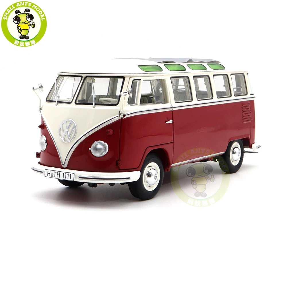 

Коллекция 1/18 года, модель автомобиля Schuco TIb T1 b Samba, автобус, фургон, литые модели игрушечных автомобилей, подарки отцу, друзьям