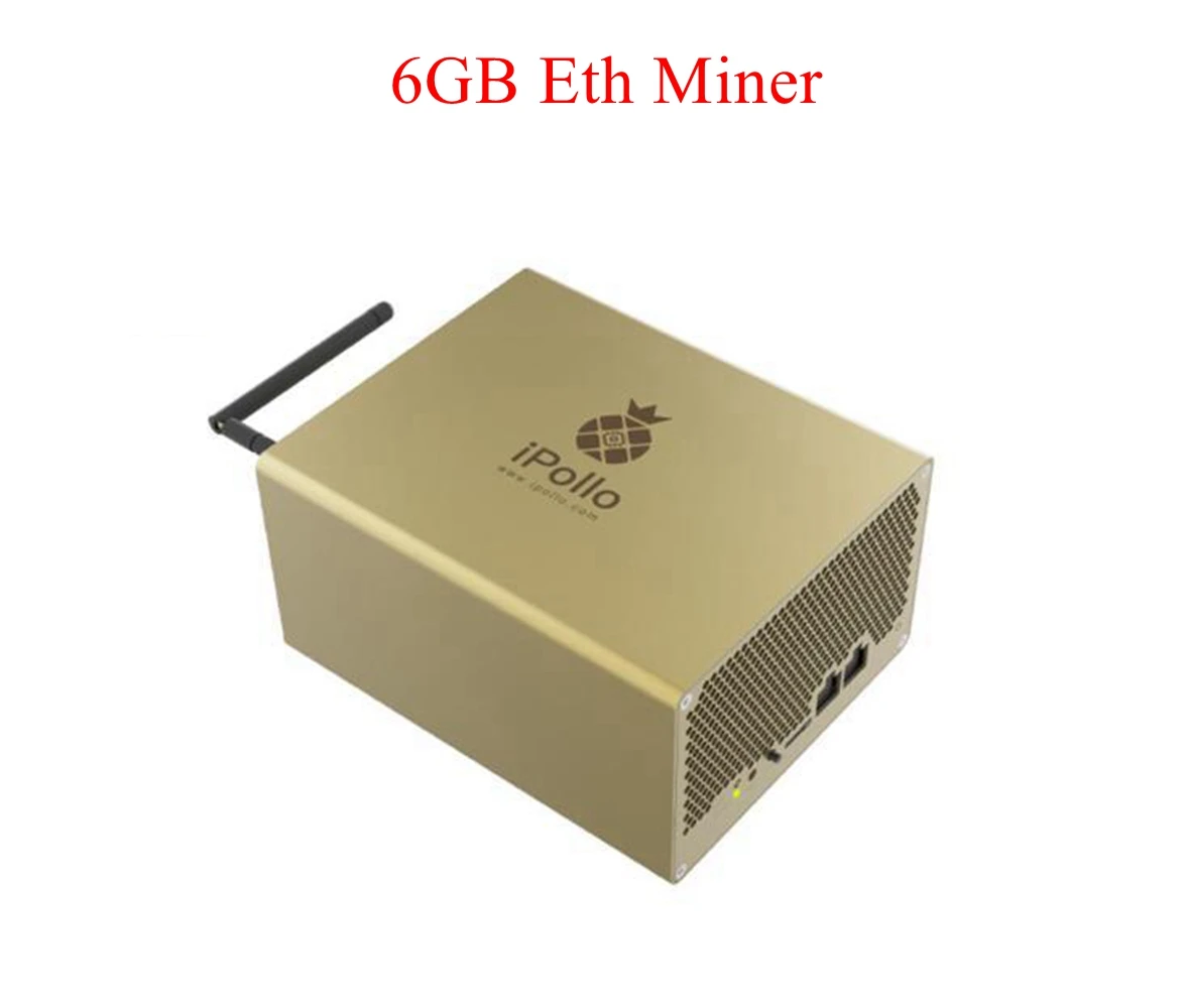 

6G Eth Miner Ipollo V Mini 320MH/S ±10% 224W Asic Ethereum Mining Machine Ipollo VI V Mini Home Miner
