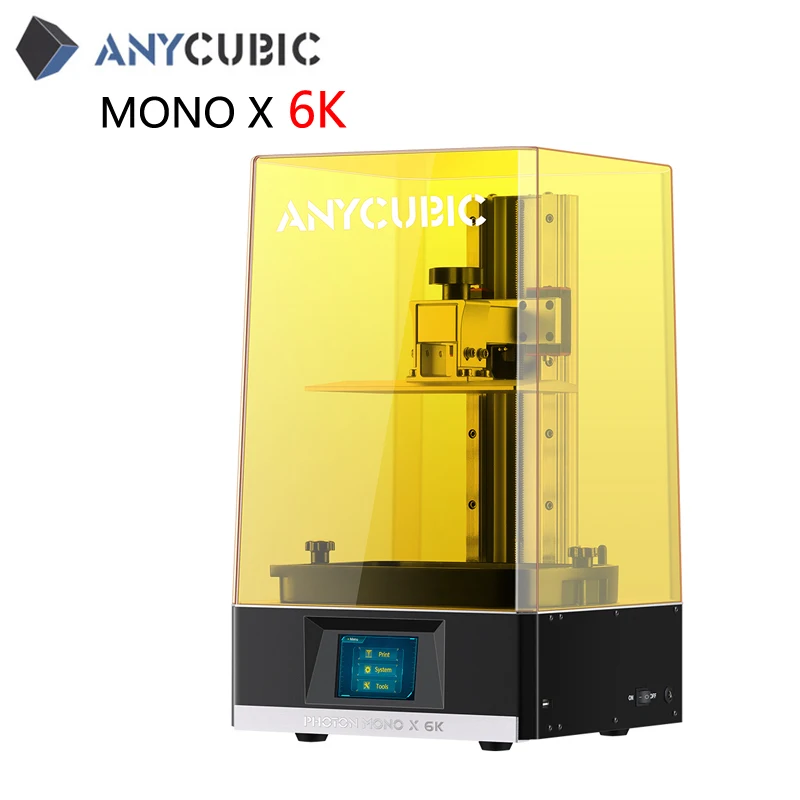 

Anycubic Photon Mono X 6k Resin 3D printer Remote Control and Large Build Volume 197(L)*122(W)*245(H)mm Impresora 3d
