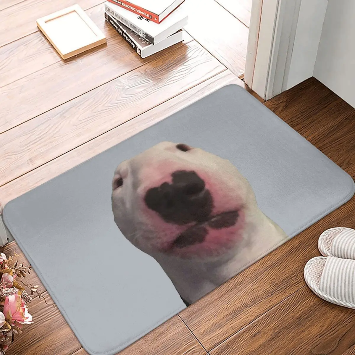 

Bath Mat Pupper Nelson Photo Meme Face Doormat Living Room Carpet Entrance Door Rug Home Decor