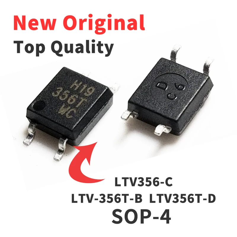 

10 шт., LTV356 LTV356-C LTV-356T-B LTV356T-D SOP4 SMD, оригинальная Совершенно новая интегральная схема