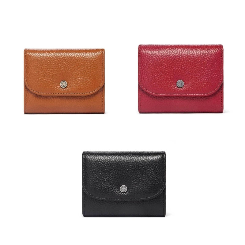 

Кожаный футляр для кредитных карт, кошелек для женщин, повседневный Простой Футляр на молнии