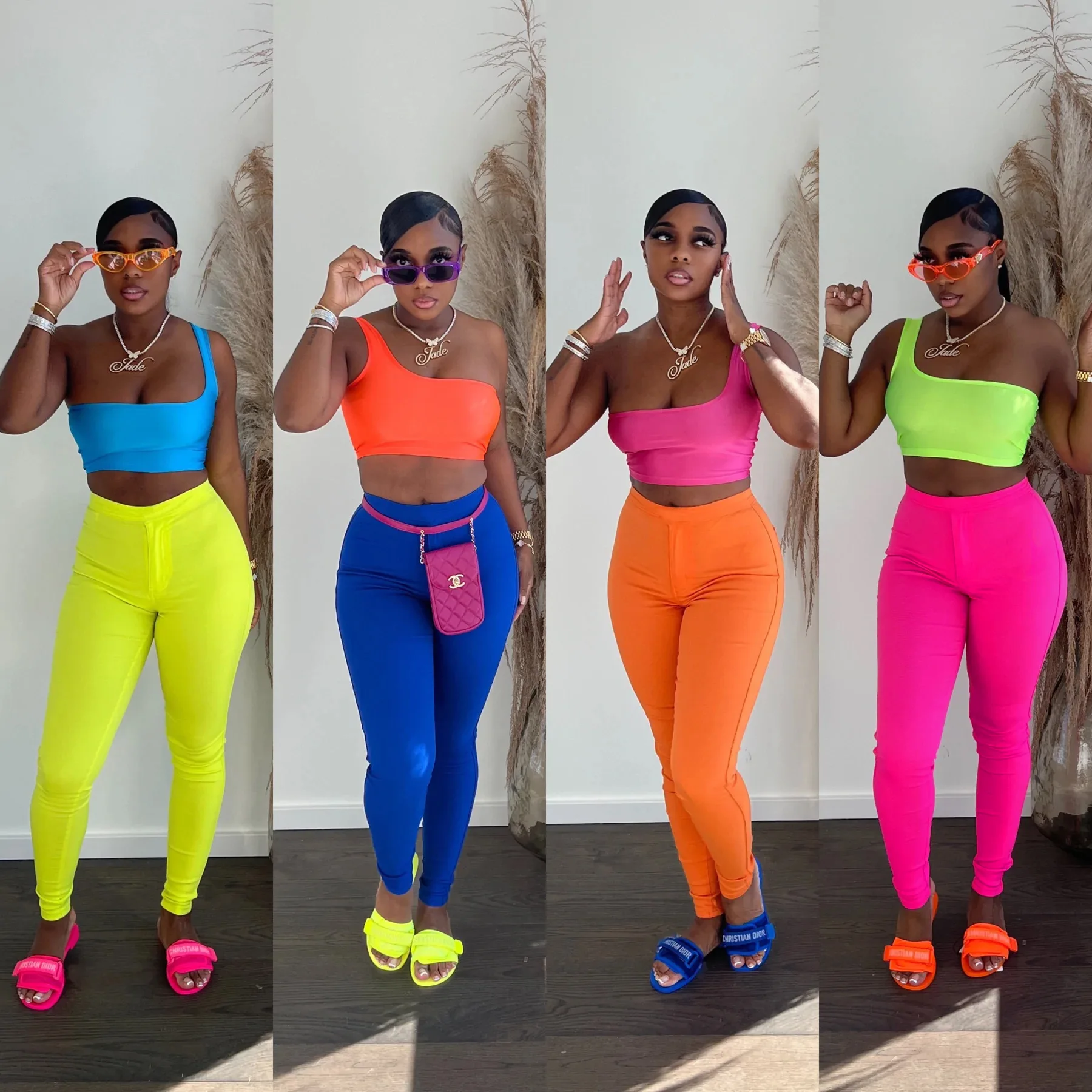 

Solid Stretchy Cargo Yoga Pants Casual Streetwear Trousers 2022 Sweat Joggers Women Summer High Waist Skinny Sexy Pant Leggings