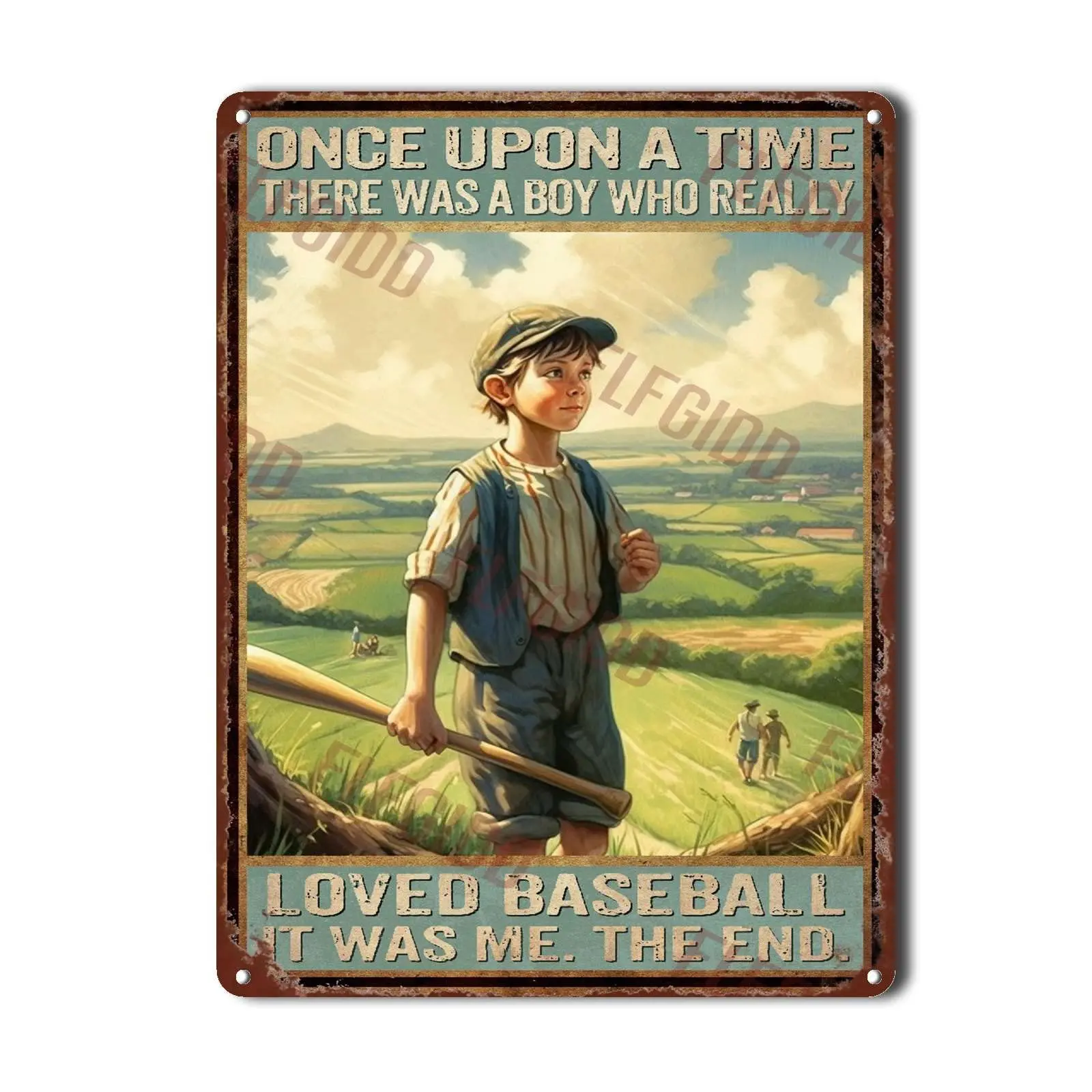 FLFGIDD алюминиевые оловянные знаки мальчик который действительно любит