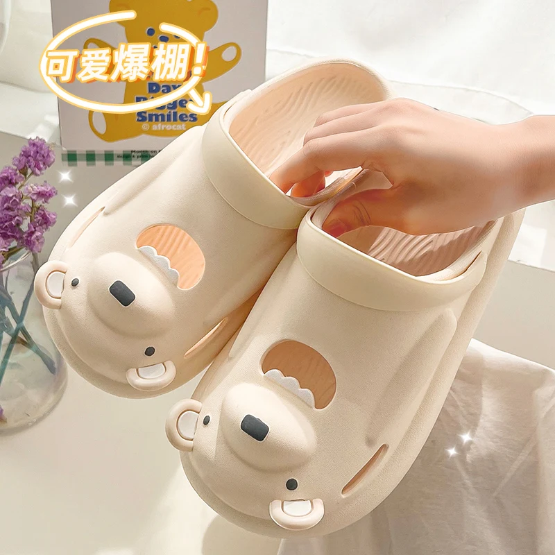 Сланцы для мужчин и женщин мягкие сандалии на толстой платформе Нескользящие