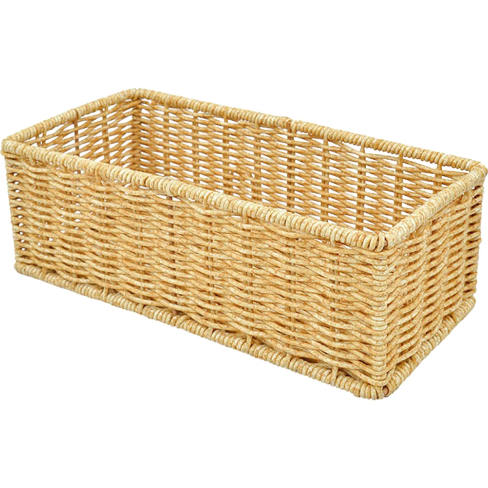 

Chopsticks Storage Basket Decorative Table Candy Holder Accessory Food Fruits Tabletop Spoon Fork