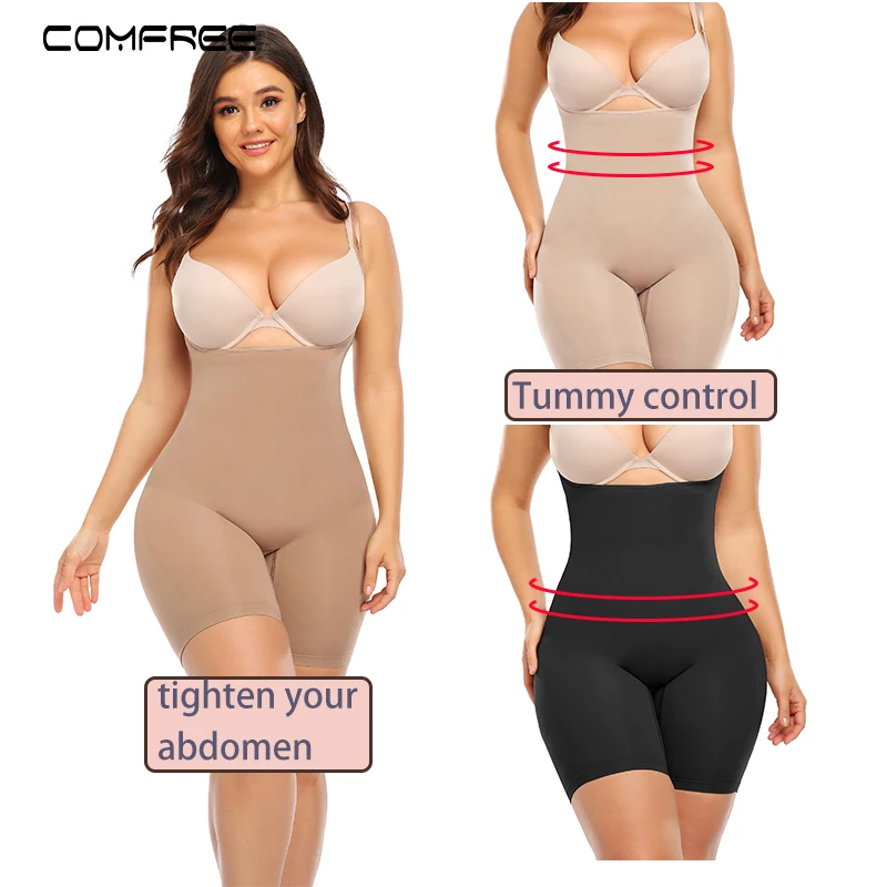 Shapewear Bodysuit for Women Tummy Control Thigh Slimmer Body Shaper Women's Binders and Shapers Underwear Corset Belly Fajas