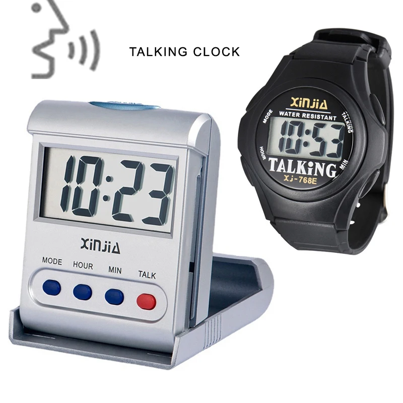 That Speaking Time. Digital Alarm Clock And Watch For The Blind,elderly Or Children.