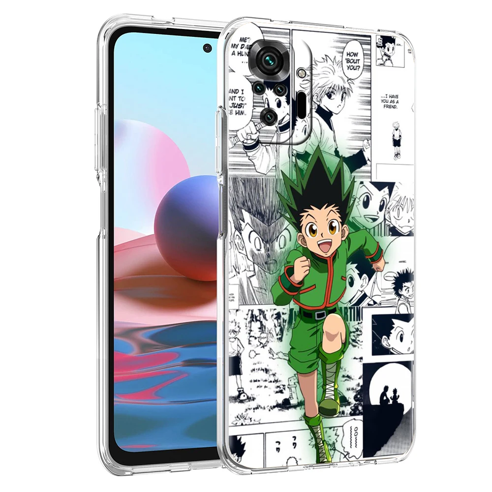 Hunter X Hunter 3 Transparent Phone Case for Redmi Note 11 11T 10S 8A 9A 9C 7 8 9 10 K40 4G Plus Pro 4G Soft Cover Shell Fundas