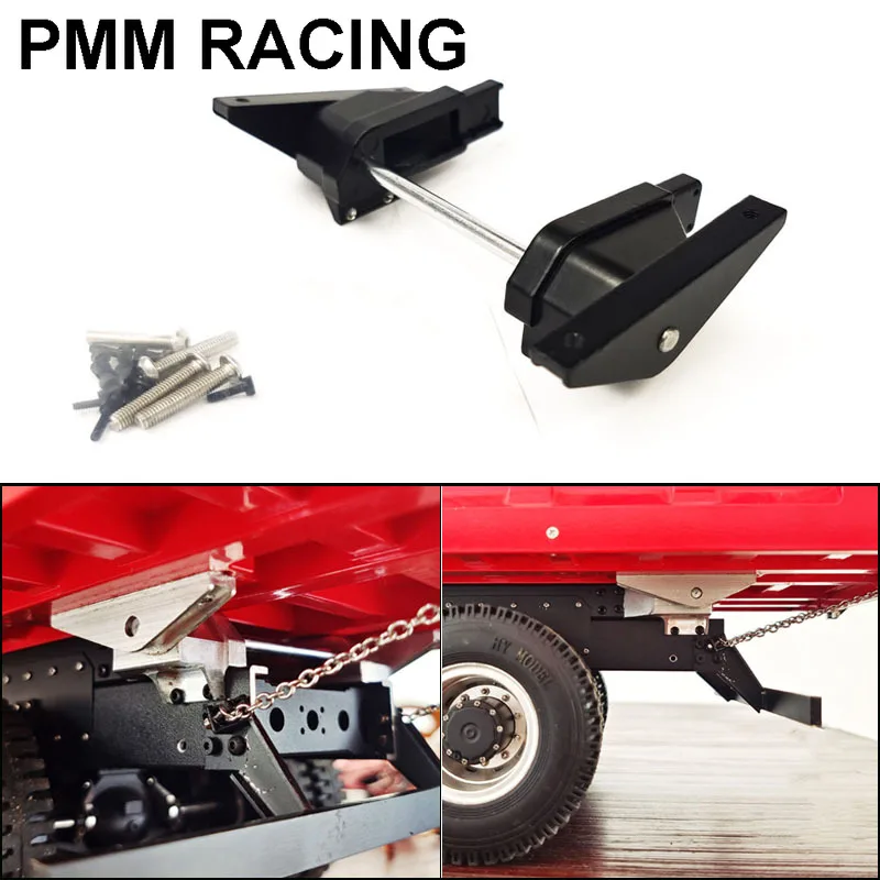 

Грузовой ящик задняя поворотная опора для 1/14 Tamiya RC грузовик прицеп самосвал электрический автомобиль Scania MAN Benz Volvo LUSE детали для самостоятел...