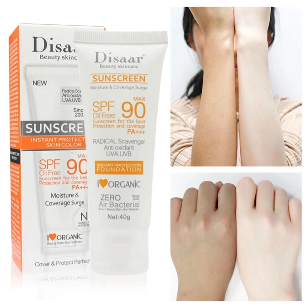 

Disaar SPF 90 Facial Body Sunscreen Whitening Sun Cream Sunblock Skin Protective Cream Anti-Aging Oil-control Moisturizing