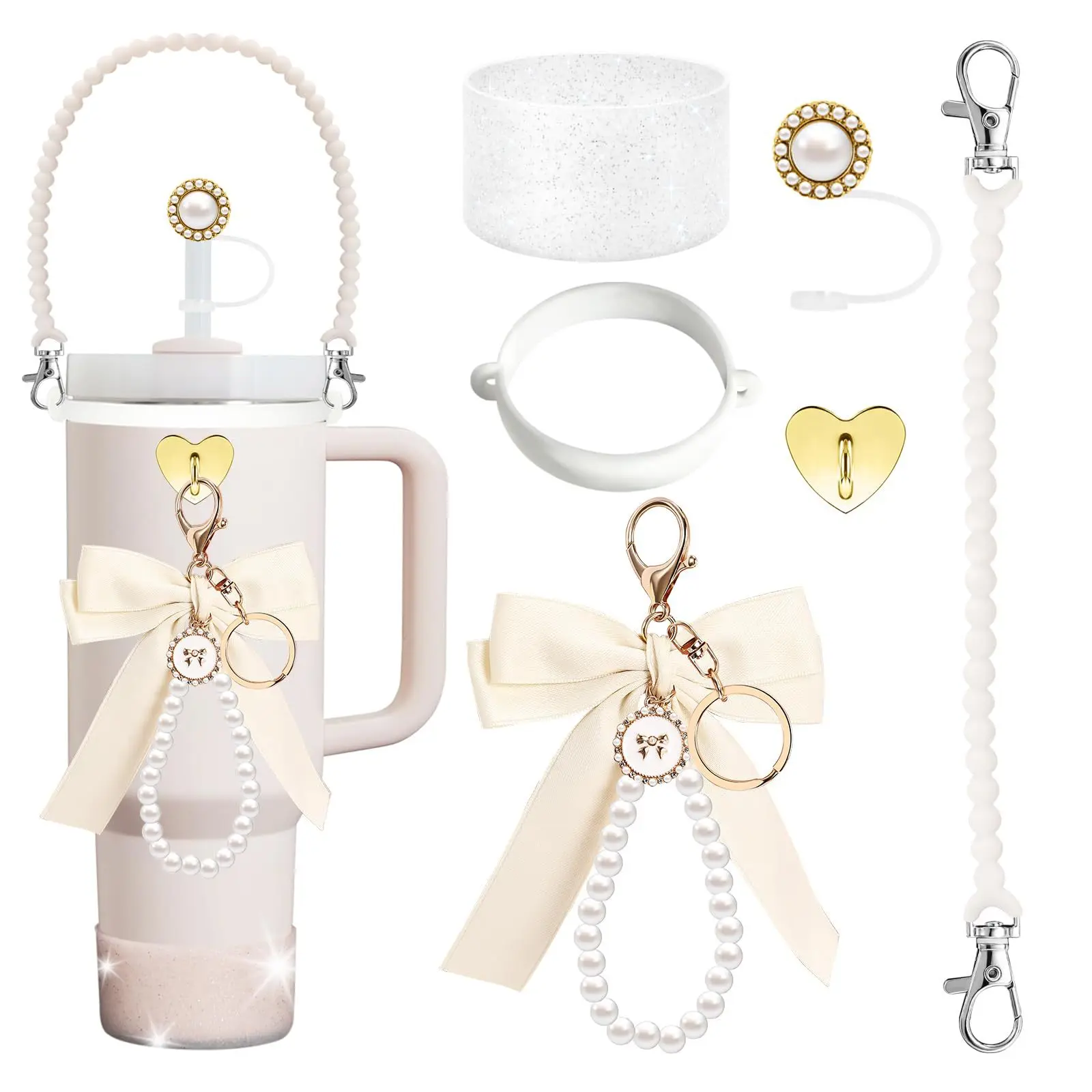 Противоскользящий чехол с соломенной крышкой подвеска-цепочка аксессуары