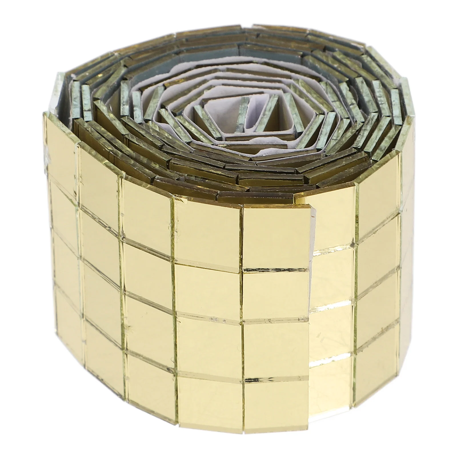 Самоклеящаяся стеклянная мини-квадратная зеркальная мозаичная наклейка