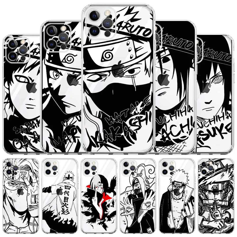 

Naruto Uchiha Itachi Clear Case For Apple iPhone 13 11 12 Pro Max 7 + XR 8 X 6 6S Plus XS 2022 Transparent Soft Phone Cover