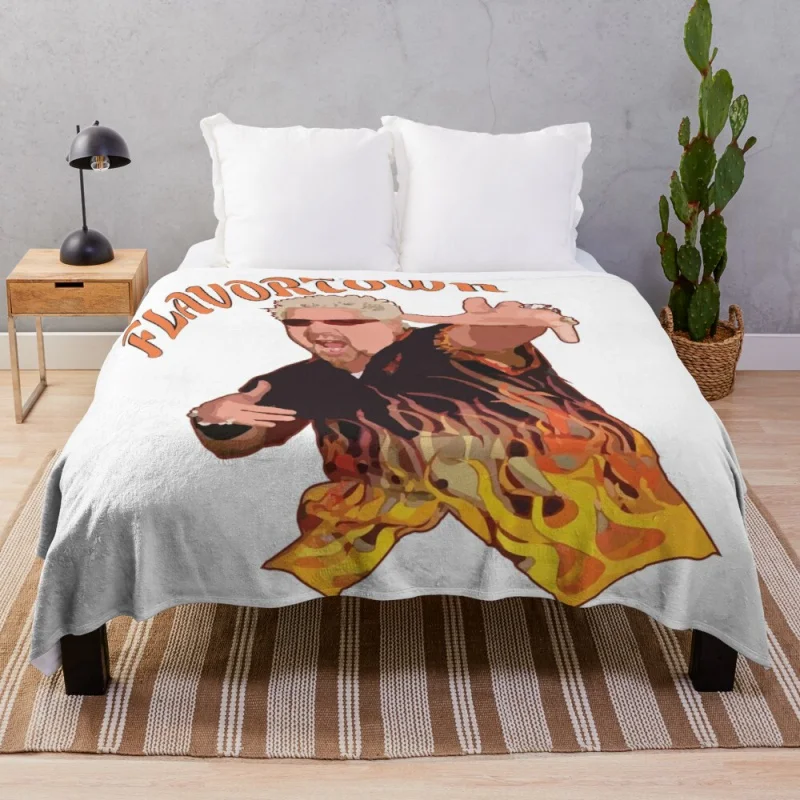 

Меховое одеяло Guy Fieri Flavortown