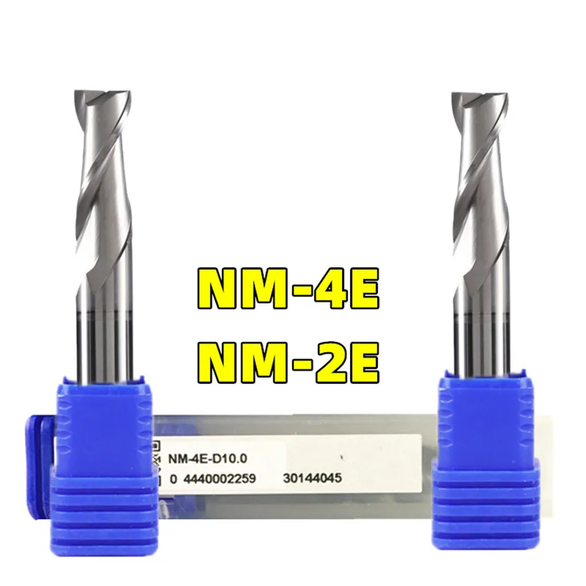 

NM-4E-D8.0/NM-4E-D10.0/NM-4E-D12.0/NM-4E-D6.0/NM-4E-D5.0 NM-4E ZCC.CT End Mills 4 Flute Straight Shank Flat end mills 1pcs/box