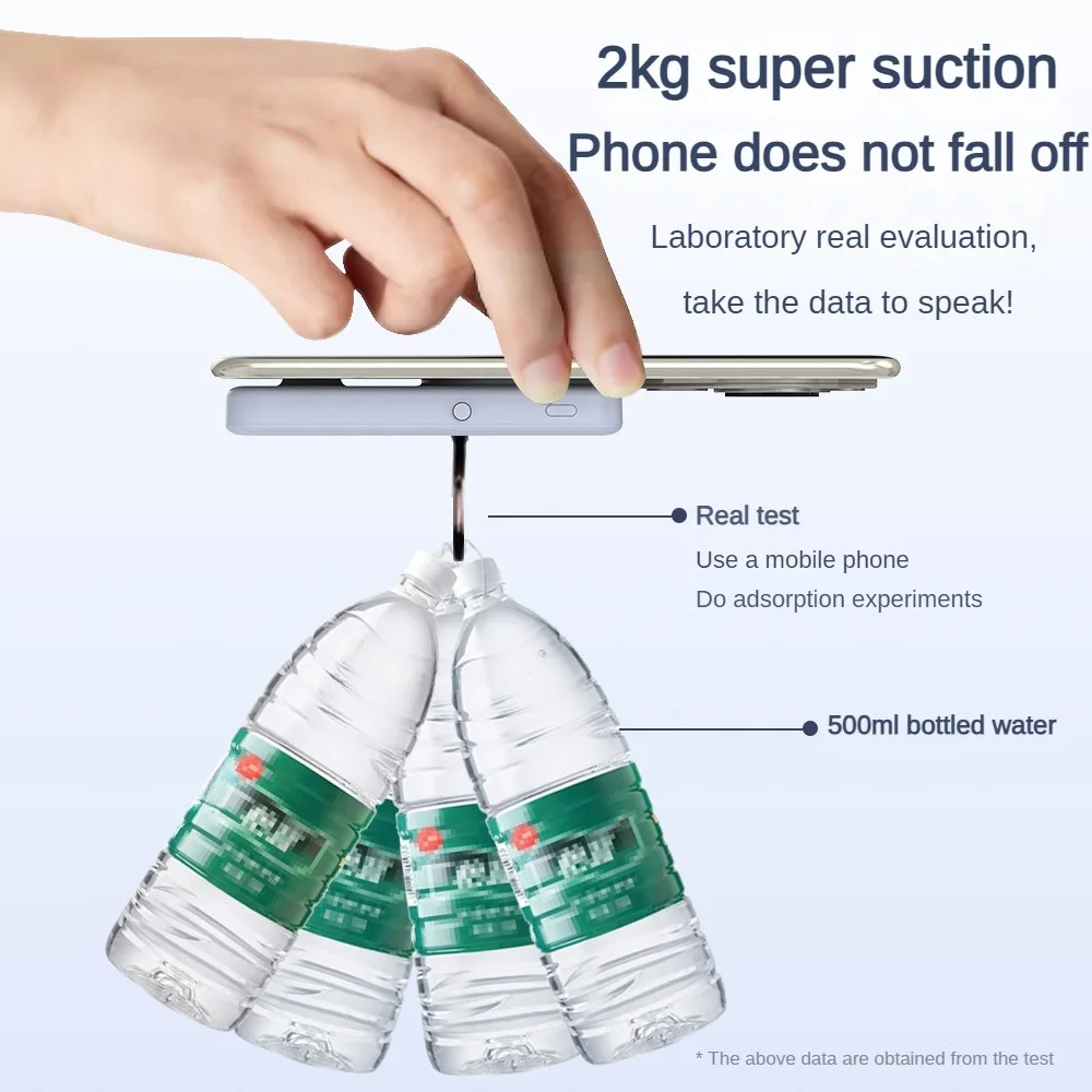 Портативное зарядное устройство на присоске для Apple Android