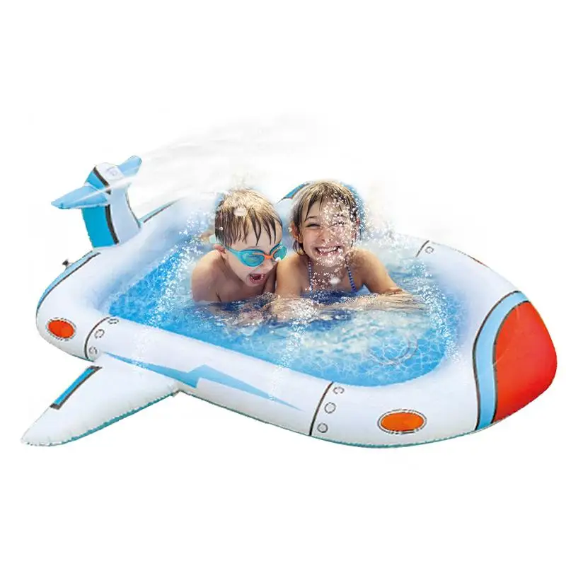 

Cute Splash Paddling Pool Inflatable Swimming Pool For Kids Cute Pattern Water Sprinkler Kiddie Paddling Pool For Summer Party