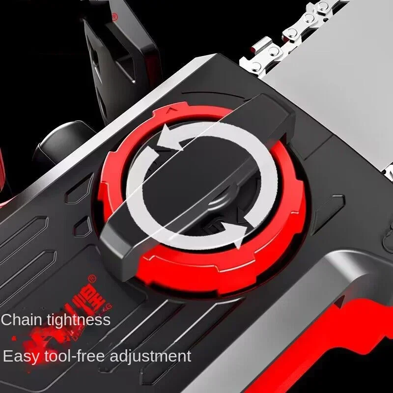 Portable lithium battery 12 inch chainsaw charging household small handheld firewood logging