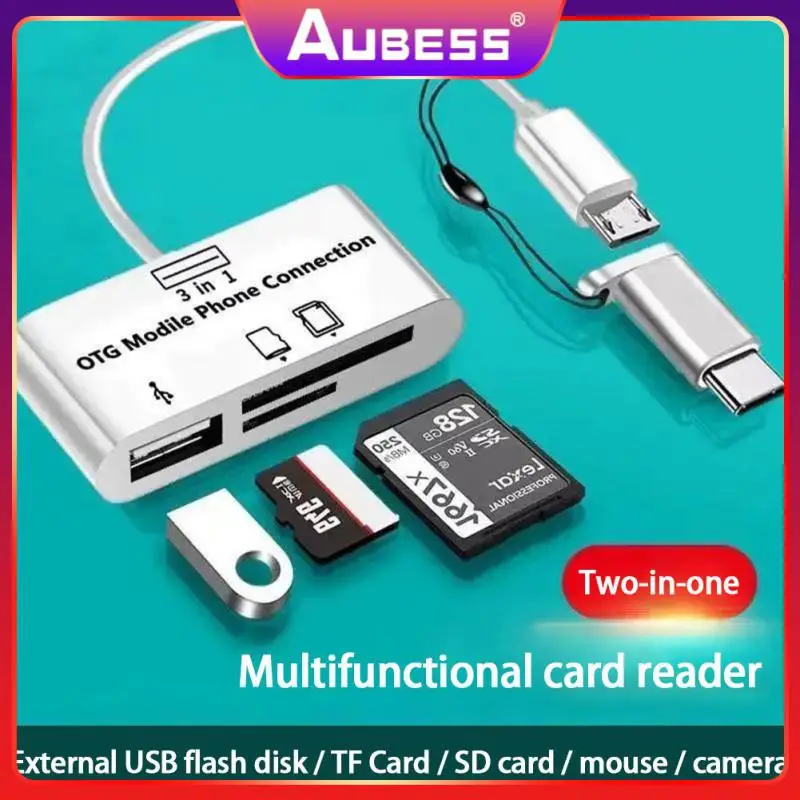

Universal Type-c Otg Expansion With Sd / Tf Card Reader Card Reader Multi-function Computer Accessories Type-c Docking Station