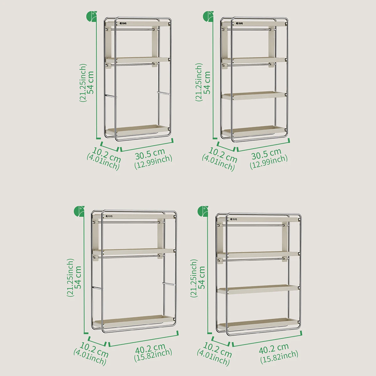WMMO многослойная кухонная полка для хранения из углеродистой стали настенная