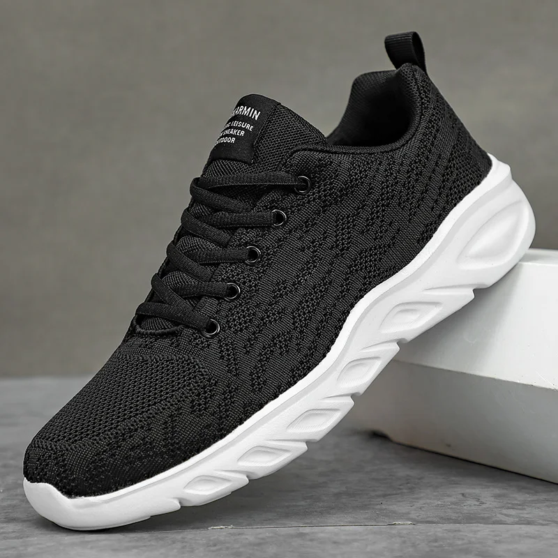 Кроссовки мужские легкие на шнуровке Повседневная Удобная дышащая обувь для