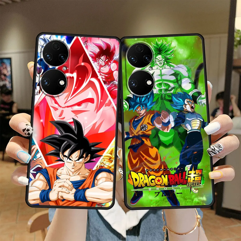 

Cell Silicone Dragon Ball Z Crystal Funda Case Coque for Huawei P20 Pro P40 Lite Nova 5T P50 9 SE P30 P Smart Z Y7 2021 8i E