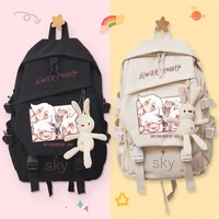 sky children of the light anime cartoon schoolbag backpack nylon shoulder bags girls boys travel bags