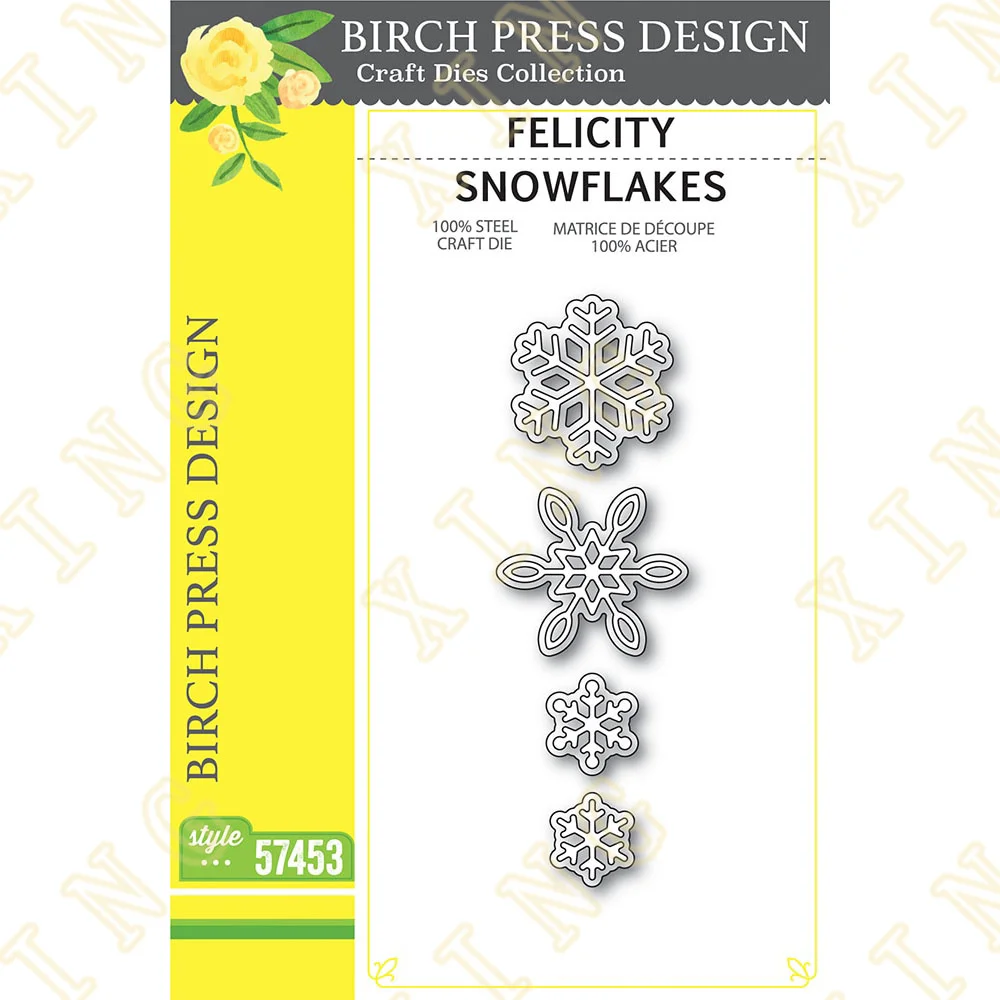 

Cutting Dies Scrapbook Diary Decoration Stencil Embossing Template Diy Greeting Card Handmade 2022 New Felicity Snowflakes