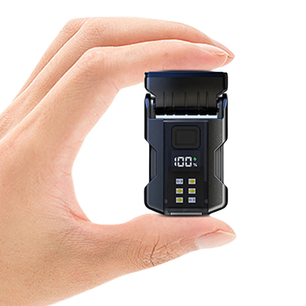 Фото Сверхяркий фонарик COB+SMD LED с USB-зарядкой, портативный кемпинговый фонарь, мощный рабочий свет 800 мАч для кемпинга, рыбалки и прогулок. №1