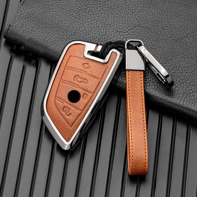 

Car Key Cover Case Key Bag Shell Holder Full Protection For Bmw F20 G20 G30 X1 X3 X4 X5 G05 X6 Keychain Auto Styling Accessories