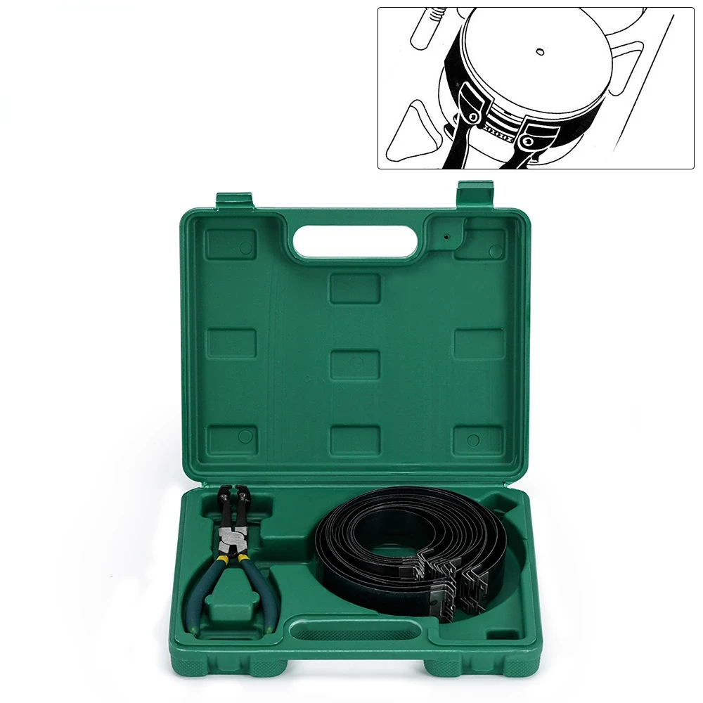 

14pcs Piston Rring Disassembly Tool Piston Ring Compressor Automobile Engine Piston Ring Compressor Cylinder Installer Plier
