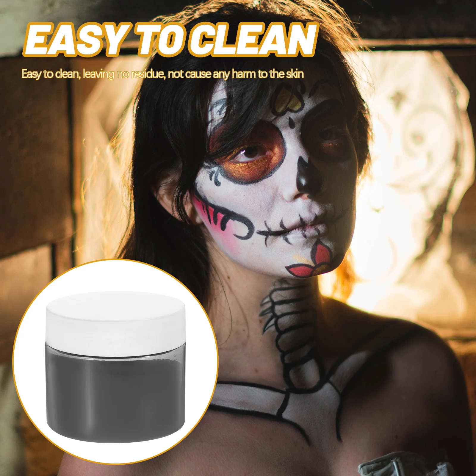 Хэллоуин Макияж Фильм и телевидение Сажа Порошковые пленки Поставка окрашенных
