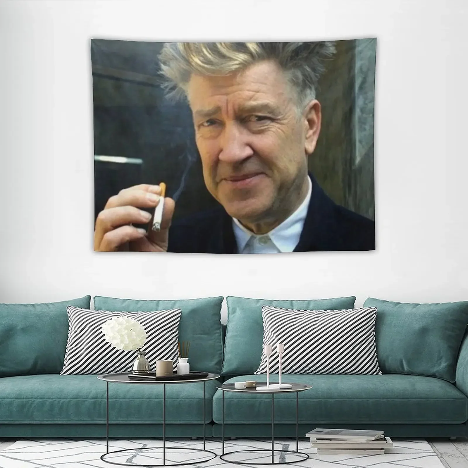 Декоративный гобелен david lynch smonking комнатный декор
