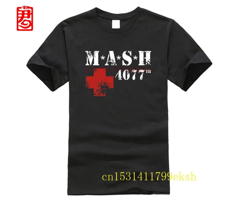 

2023 дизайнерская модная уличная одежда с коротким рукавом M.A.S.H. MASH Funshirt Fun Kult Korea Film Us Army 4077 Th фитнес-футболки