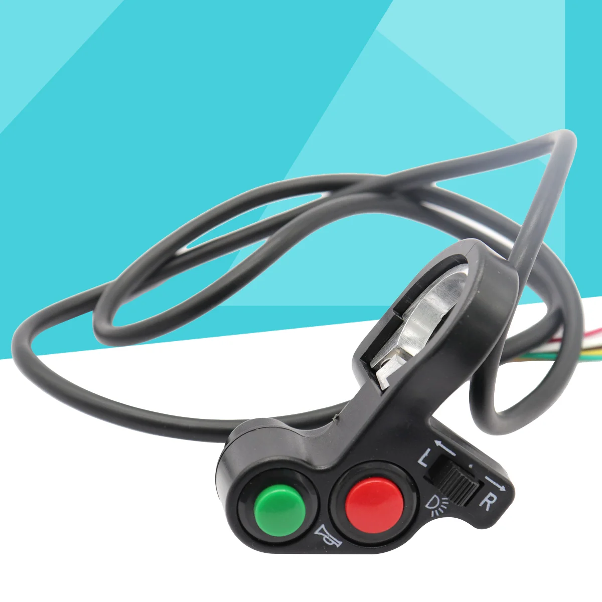 

Поворотный переключатель для мотоцикла, 12 В, клаксон, кнопка фары для Suzuki Kawasaki Arctic Cat Can-Am Polaris - 7/8 дюйма