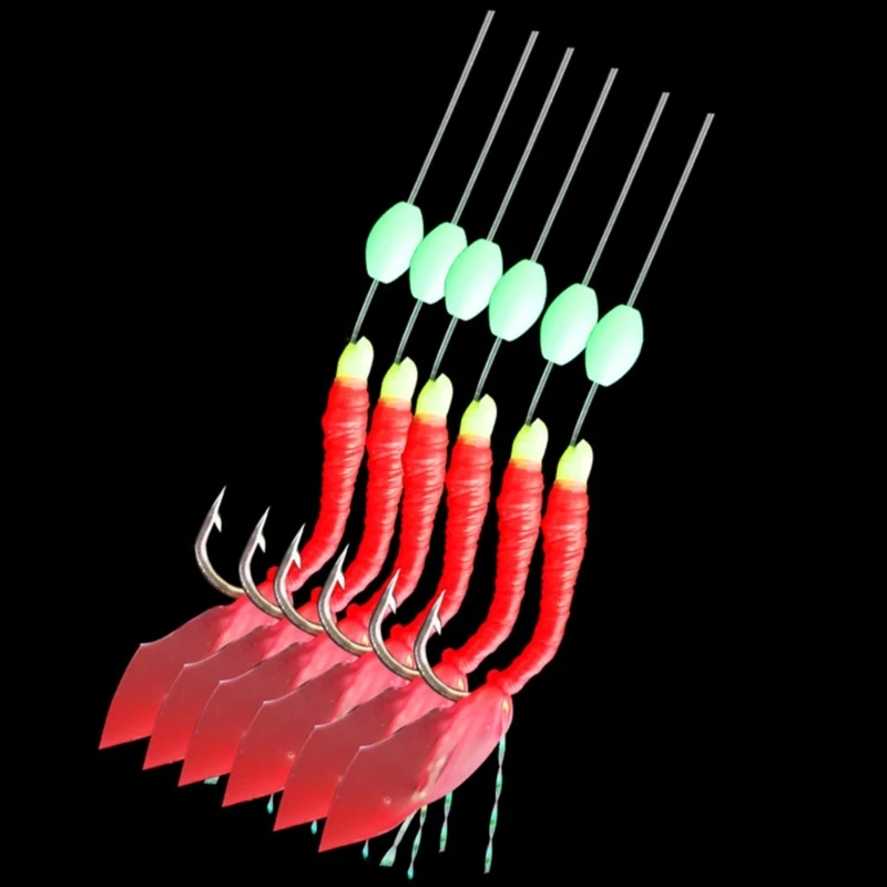 

6 шт. мягкие приманки, светящиеся приманки, искусственные плавающие приманки, Воблер для джиггинга, приманка для рыбной ловли