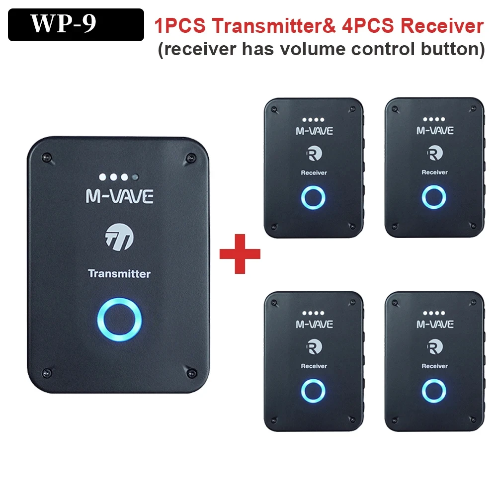 Беспроводные мониторные наушники M-VAVE WP-9