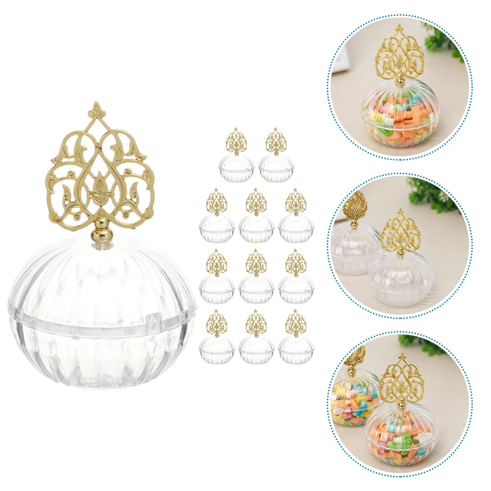 12 шт. коробка конфет контейнеры для закусок шкатулки драгоценностей маленькое