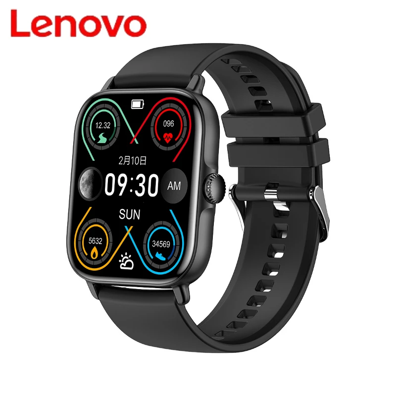 

Lenovo T12 Smart Watch for Xiaomi 1.81 Screen Blood Pressure Heart Rate monitor Bluetooth Call Voice Assistant Sports Smartwatch