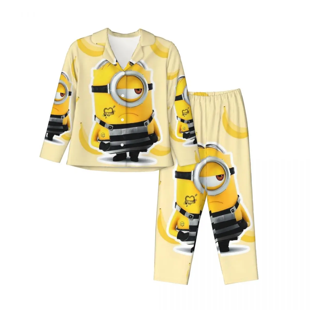 Женские пижамы Minions комплект из 2 предметов домашняя одежда женская пижама