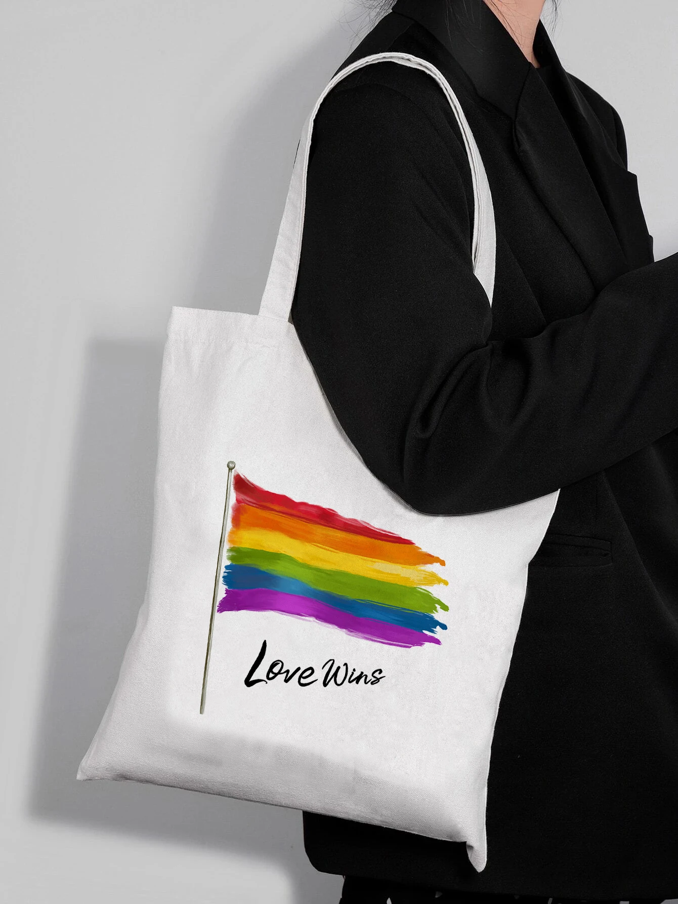 

Сумка на плечо на английском языке, Холщовая Сумка в стиле Харадзюку, сумка-шоппер, модные повседневные летние сумки на плечо, сумка-шоппер с...