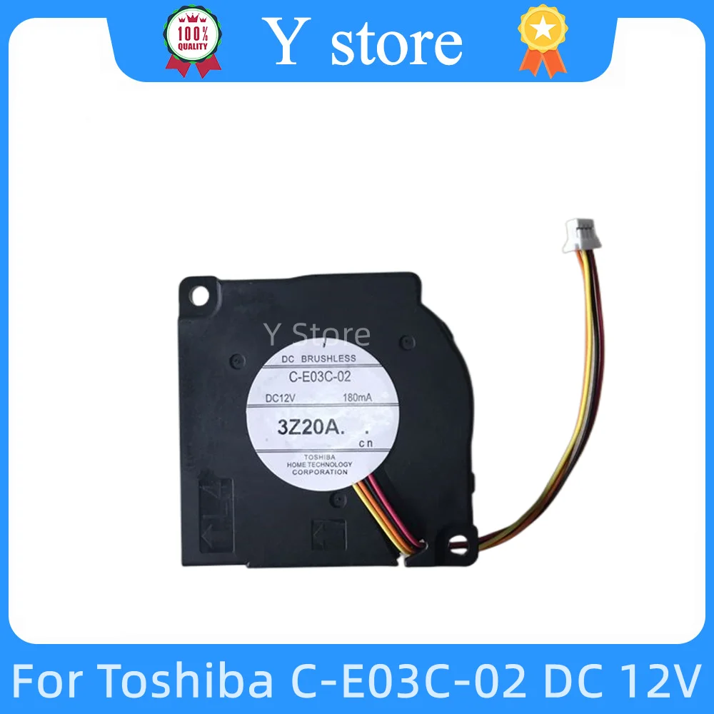 Y Store оригинальный для Toshiba C-E03C-02 DC 12V 180mA четыре линии, оптовая продажа, Вентилятор проектора, бесплатная доставка Y Store оригинальный для Toshiba C-E03C-02 DC 12V 180mA четыре линии, оптовая продажа, Вентилятор проектора, бесплатная доставка