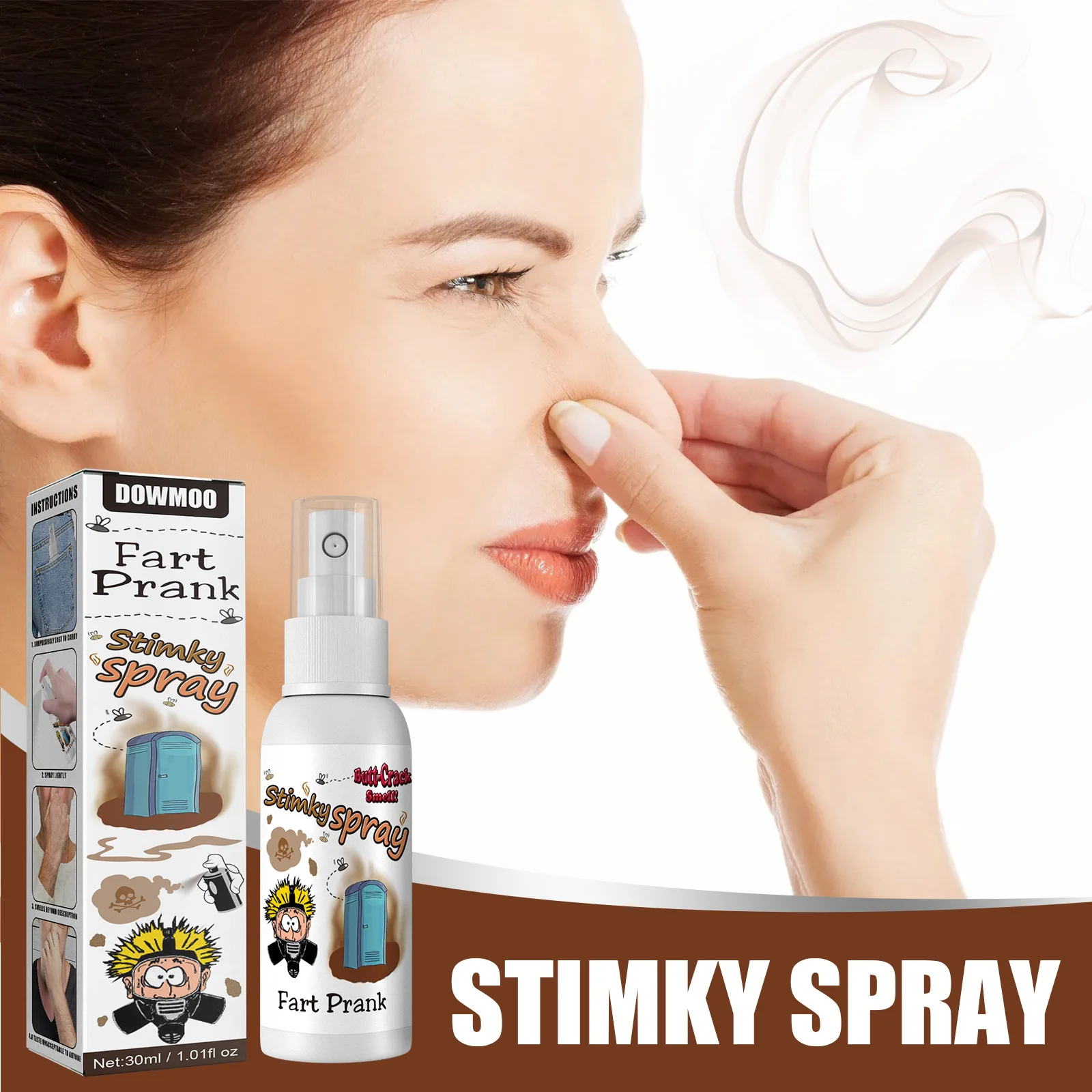 

Fart Spray 30ml Highly Concentrated Fart Spray Extra Strong Long-lasting Odour Stink Liquid Prank Stuff And Joke Toys For Adults