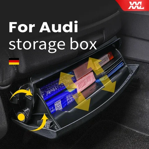 Для Audi A3 8Y A4 A5 A6L A7 Sportback Limousine скрытый ящик для хранения под автомобильным сиденьем аксессуары для хранения