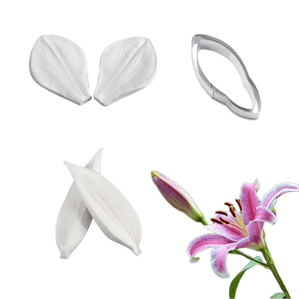 6 шт. силиконовые формочки для украшения тортов