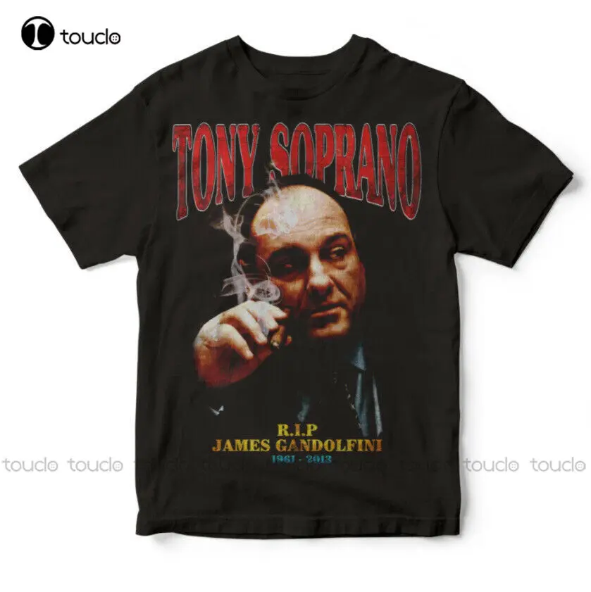 

Футболка Tony Soprano, забавная хлопковая футболка на день рождения, винтажный подарок для мужчин и женщин, женские футболки, графическая Женская...
