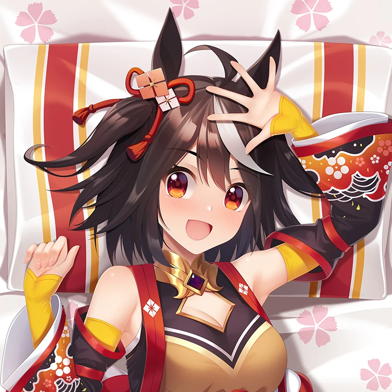 Аниме игра Umamusume: Pretty Derby Kitasan Black Dakimakura подушка с двумя видами тела Женская