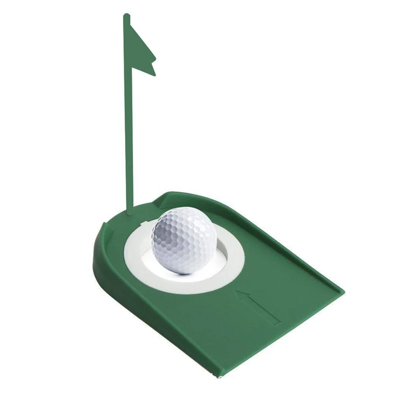 Стакан для игры в гольф помещении с отверстиями флаг тренировочный путтер помощь