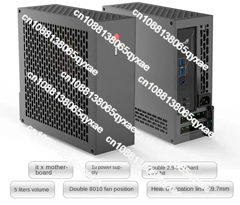 Lzmod 5L Mini A24-V5 двойной слот одноэкранный корпус двухсторонний фаска 1u источник